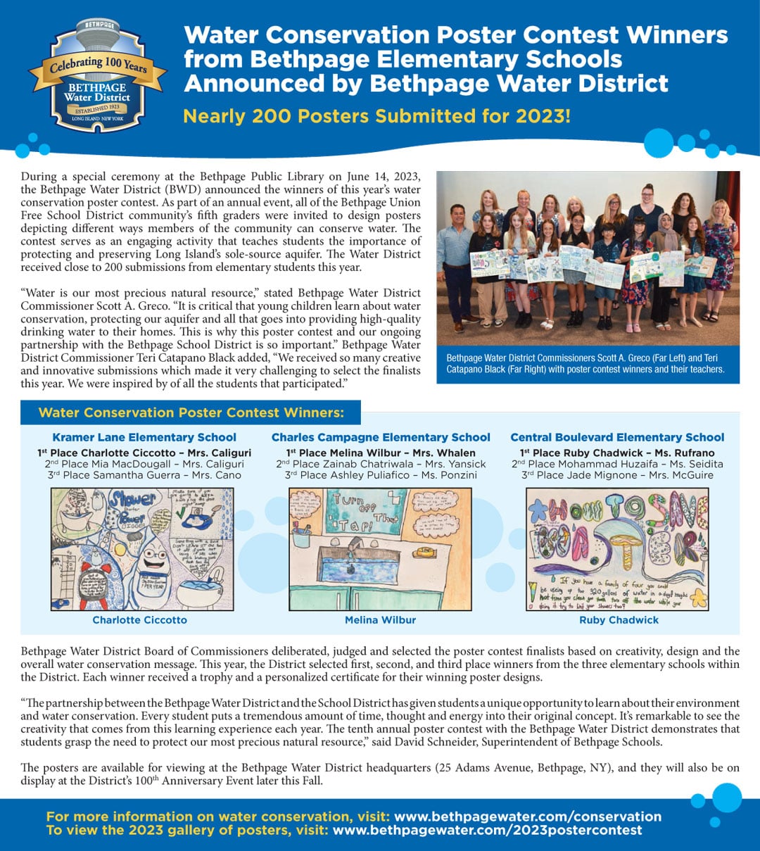 Bethpage Water District > Blog