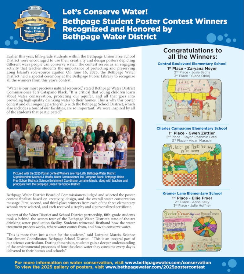 Water Conservation Winners Editorial