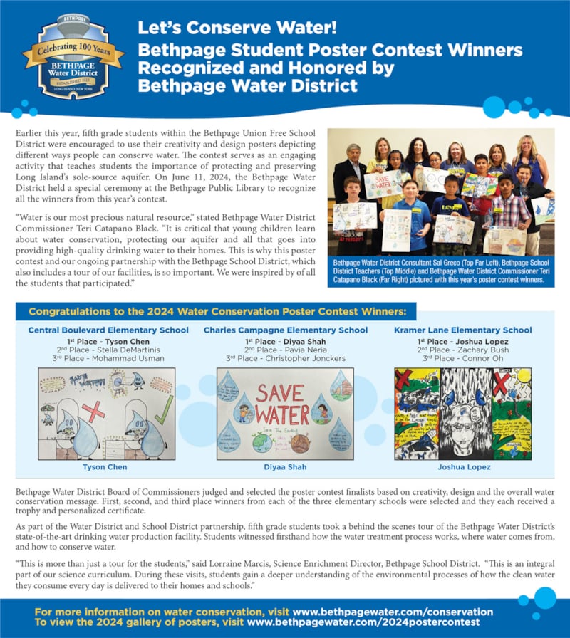 Water Conservation Winners Editorial