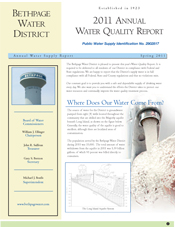 2011 Water Quality Report
